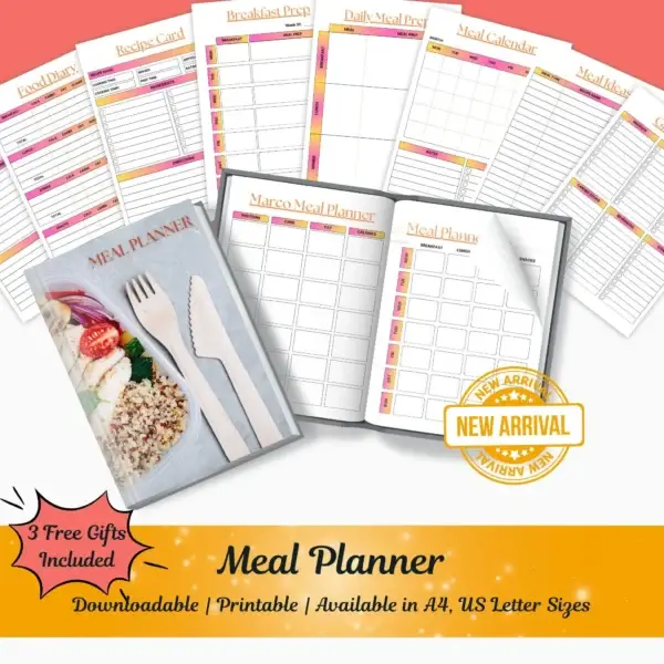 Digital Printable Meal Planner