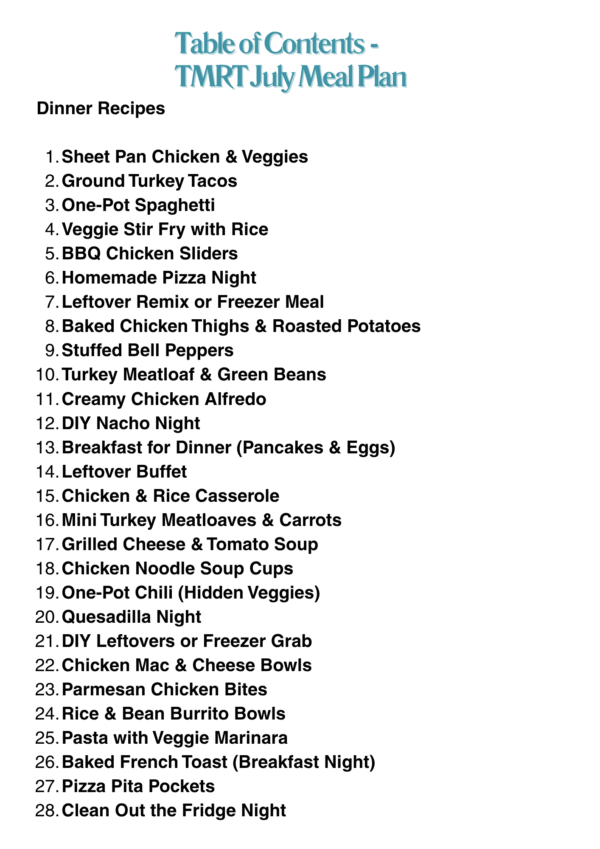 Meal Plan July 2025 (Founders Price 2.99 until August 15, 2025) - Image 3