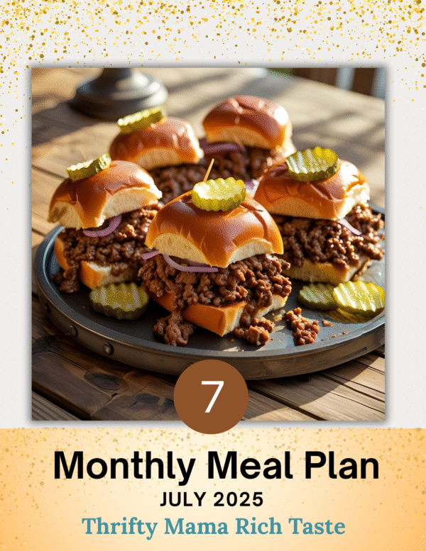 Meal Plan July 2025 (Founders Price 2.99 until August 15, 2025)