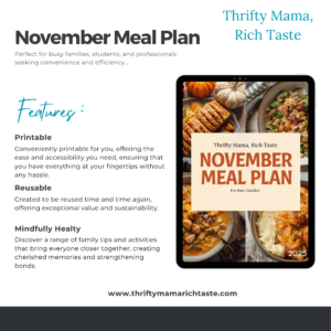 November Meal Plan (30 Day)
